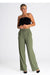 Chic Wide-Leg Pants with Modern Waist Design