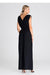 Chic Ruffle-Accented Maxi Dress with Pagon Details