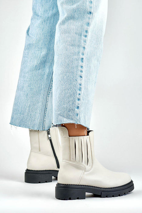 Sustainable Chic Faux Leather Winter Platform Boots