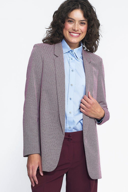 Elegant Patterned Jacket for Modern Versatility