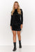 Chic Velvet Turtleneck Mini Dress for All Occasions