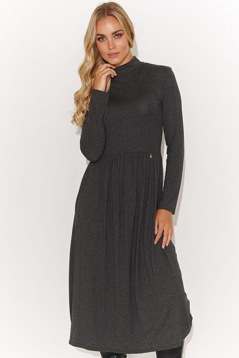 Elegant Comfort Macadamia Dress