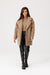 Sanchez Sheepskin Charm: Women's Stylish Long Jacket - A Must-Have for Autumn