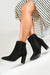 Sustainable Chic Eco-Suede High Heel Ankle Boots by PRIMO