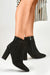 Sustainable Chic Eco-Suede High Heel Ankle Boots by PRIMO