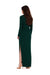 Elegant Braided Detail Maxi Evening Dress