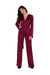 Sophisticated Satin Waist-Cinched Jumpsuit