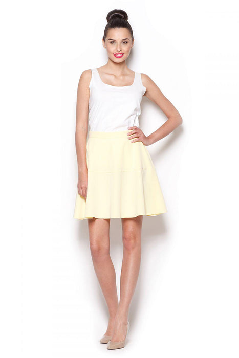 Elegant Ruffled Circle Mini Skirt