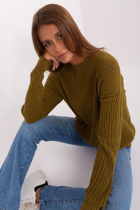 Elegant Textured Women's Jumper