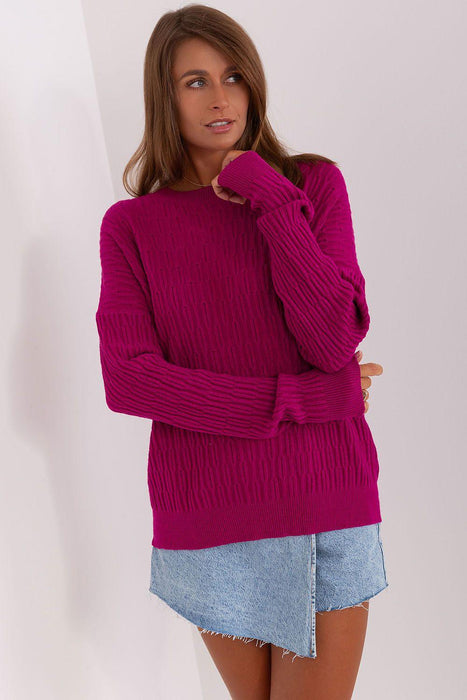 Elegant Textured Women's Jumper