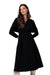 Chic Batwing Knit Elegance Dress