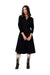 Chic Batwing Knit Elegance Dress