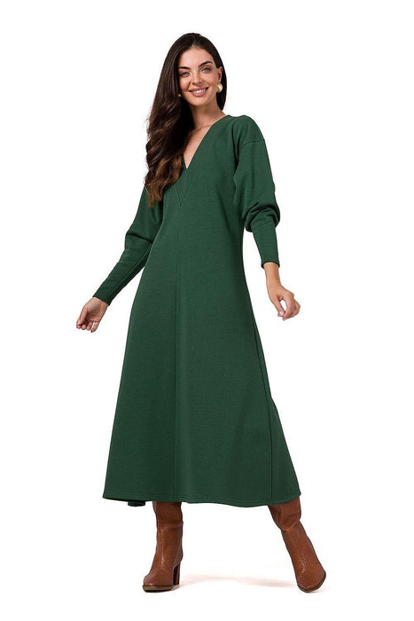 Chic Daytime Knit Maxi Dress