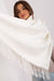 Chic Winter Wrap with Tassel Accents - Luxurious 100% Polyester, 196 cm Long