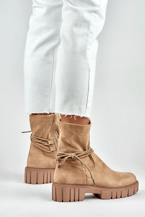 Chic Eco-Suede Ankle Booties for Cozy Comfort