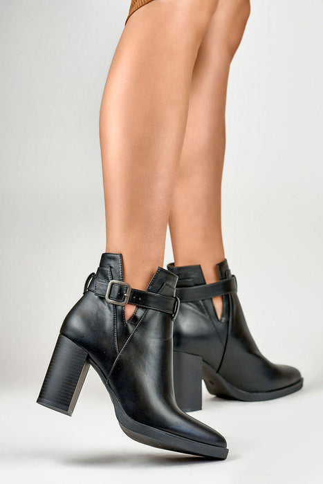 Sophisticated Sustainable Heeled Ankle Boots