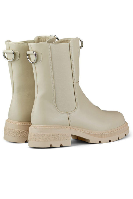 Chic Weatherproof Leather Boots for Autumn and Winter