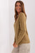 Essential V-Neck Cotton Blend Sweater for Women