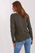 Essential V-Neck Cotton Blend Sweater for Women