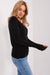 Essential V-Neck Cotton Blend Sweater for Women