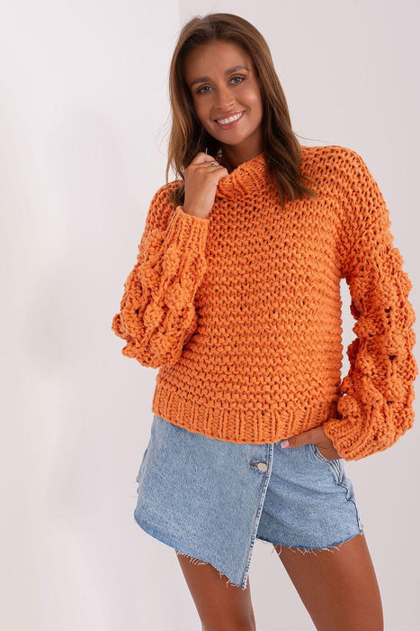 Elegant Puff-Sleeve Sweater