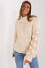 Elegant Puff-Sleeve Sweater