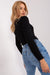 Elegant Ribbed Knit Sweater for Women