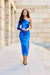 Chic One-Shoulder Satin Midi Dress with Alluring Slit