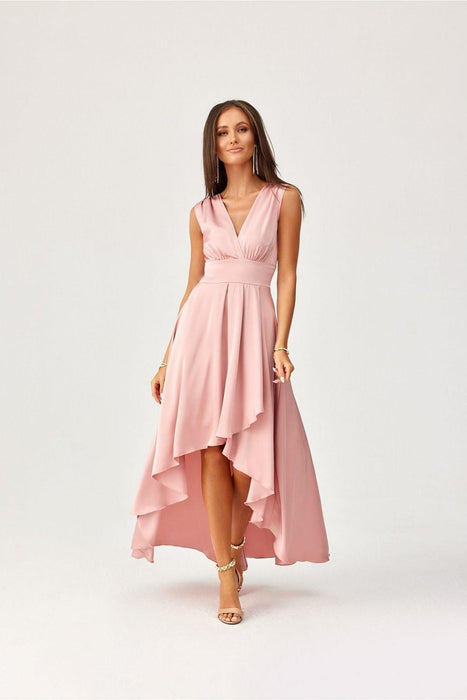 Luxe Satin A-Line Evening Dress