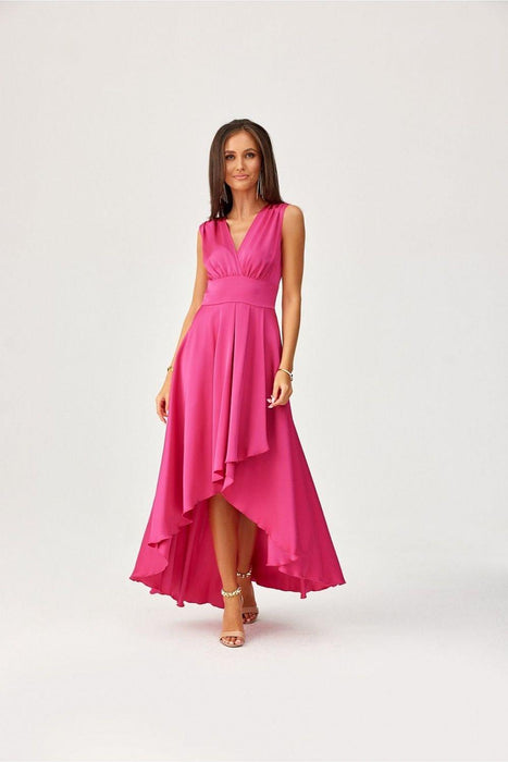 Luxe Satin A-Line Evening Dress