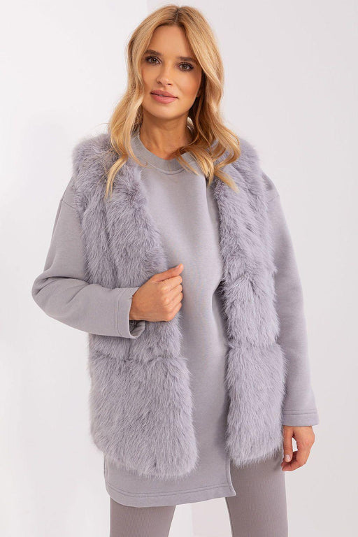 Plush Elegance: Luxurious Faux Fur Vest