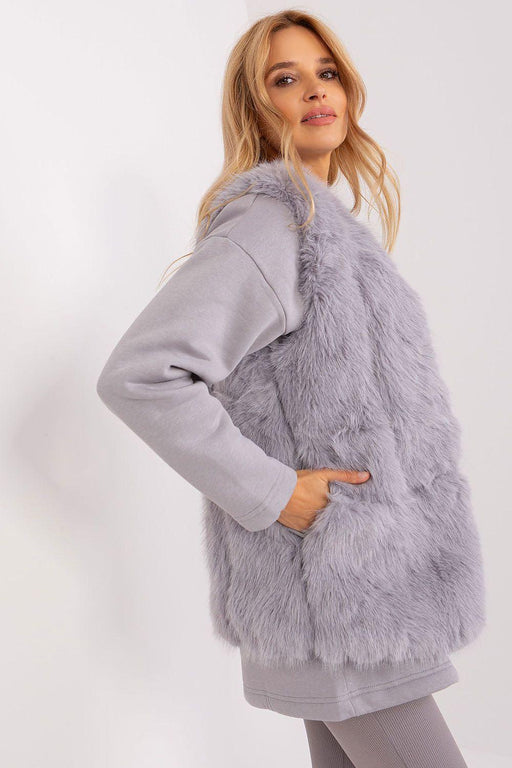 Plush Elegance: Luxurious Faux Fur Vest