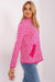 Trendy Geometric Patterned Women's Pullover Sweater