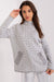 Trendy Geometric Patterned Women's Pullover Sweater