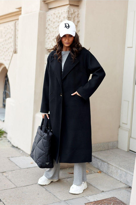 Chic Maxi Talisman Coat - Essential Winter Elegance