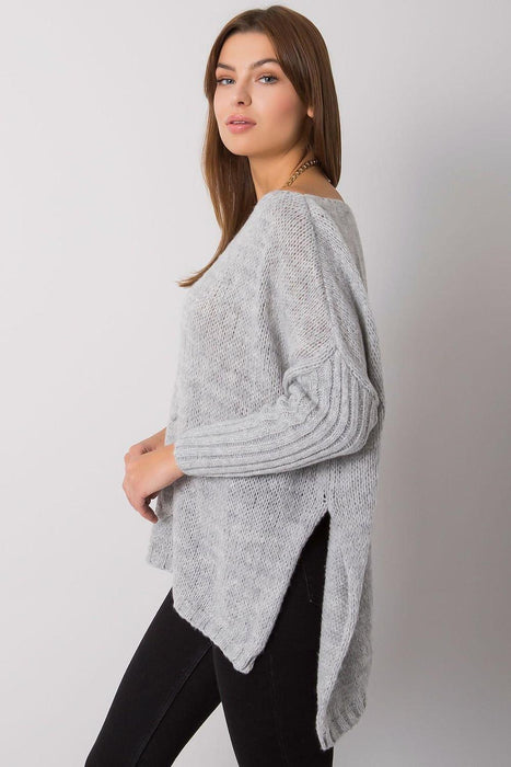 Chic Boat Neck Pullover Sweater for Women