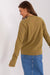 Variegated Textured Knit Jumper with Classic Round Neck