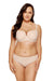 Gorteks Stylish Padded Bra with Checkered Texture and Soft Cotton Lining