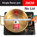 Copper Hotpot Cooker with Stainless Steel Construction