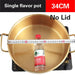 Copper Hotpot Cooker with Stainless Steel Construction