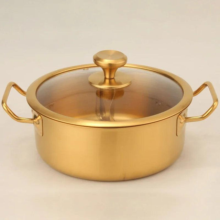 Copper Hotpot Cooker with Stainless Steel Construction