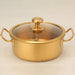 Golden Fusion Copper Soup Pot with Durable Stainless Steel Design