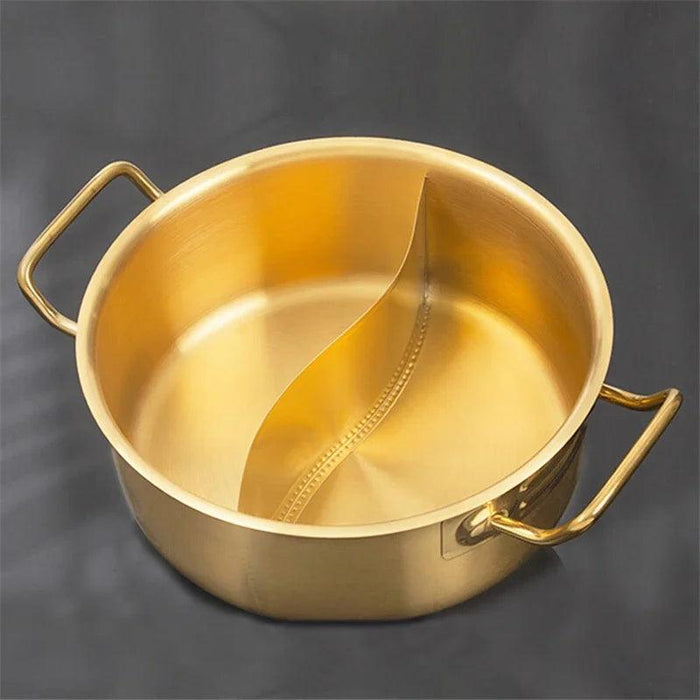 Copper Hotpot Cooker with Stainless Steel Construction