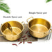 Golden Fusion Copper Soup Pot with Durable Stainless Steel Design