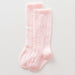 Knee High Cotton Socks for Girls - Adorable Knitted Princess Design for Toddlers and Infants