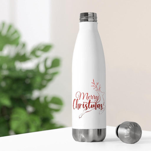 Merry Christmas Deer Eco-Conscious Insulated Travel Flask