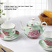 European Royal Gold-Trimmed Bone China Tea and Coffee Set - Opulent Afternoon Tea Collection