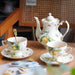 European Vintage Porcelain Tea and Coffee Set with Dessert Plate - Sophisticated European Tea and Coffee Collection