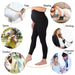 High Support High Waist Maternity Leggings for Pregnant Women - Comfort Fit Knitted Trousers with Belly Support