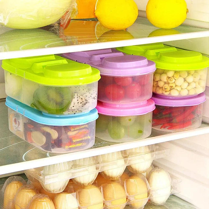 Dual Compartment Kitchen Pantry Organizer for Fresh Food Storage